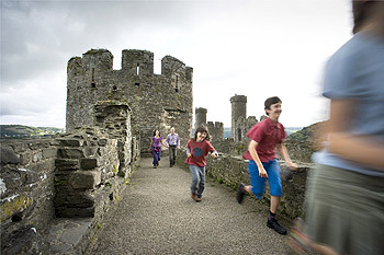 Conwy Castle children running.jpg